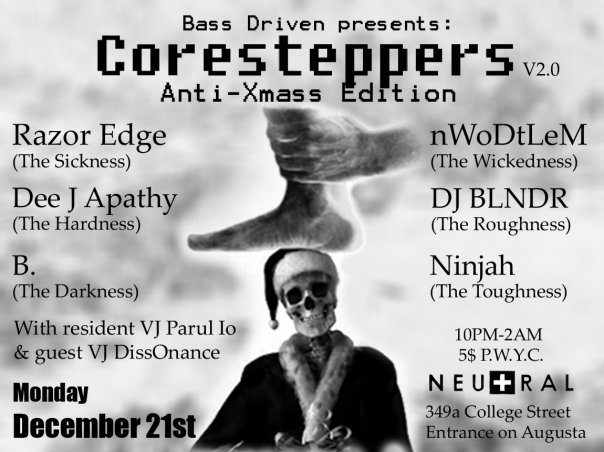 coresteppers v2.0 w/ razor edge & more. dec 21st, 2009